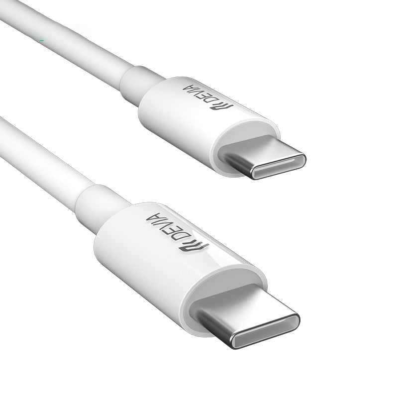 DEVIA Smart Series 2m Type-C to Type-C PD 60W Fast Charging Data Cable 480Mbps DEVIA Smart Series 2m Type-C to Type-C PD 60W Fast Charging Data Cable 480Mbps